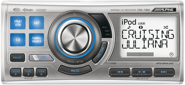 Магнитола Alpine CDA-118M  Магнитола Alpine CDA-118M