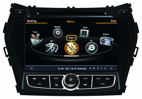 Магнитола MyDean 1210 (Hyundai Santa Fe 2013-) Магнитола MyDean 1210 (Hyundai Santa Fe 2013-)
