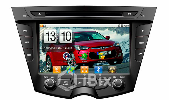 Магнитола iBix Hyundai Veloster Магнитола iBix Hyundai Veloster