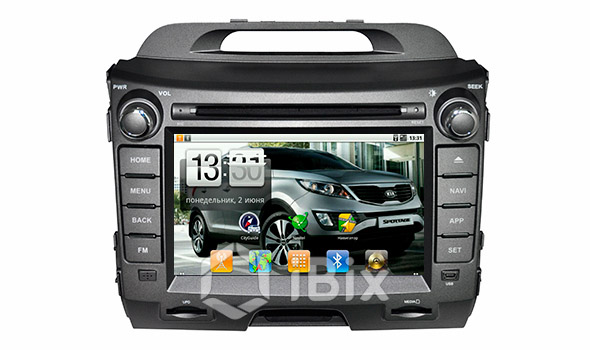 Магнитола iBix KIA Sportage III Магнитола iBix KIA Sportage III